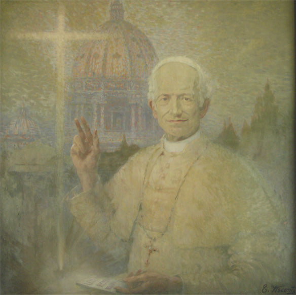 Portrait du pape Léon XIII - Eliseu Visconti