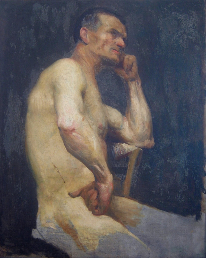 Nu masculino sentado - Eliseu Visconti