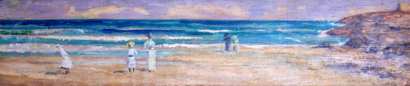 Praia avec des figures - Eliseu Visconti