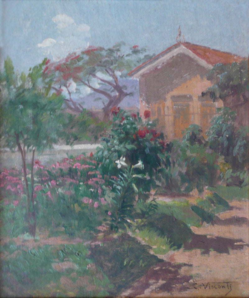 Paysagem com casa - Eliseu Visconti