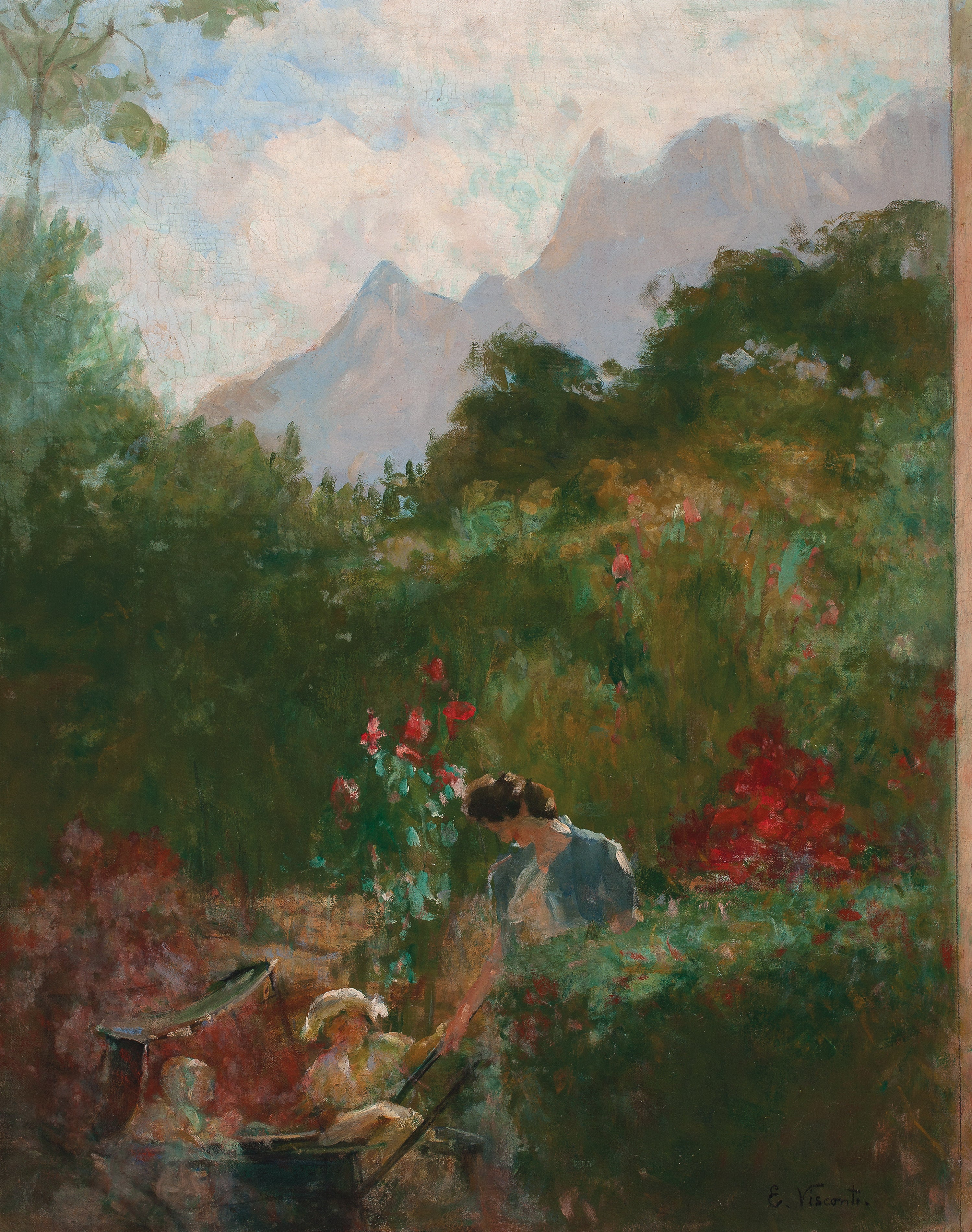 Um ninho - Eliseu Visconti