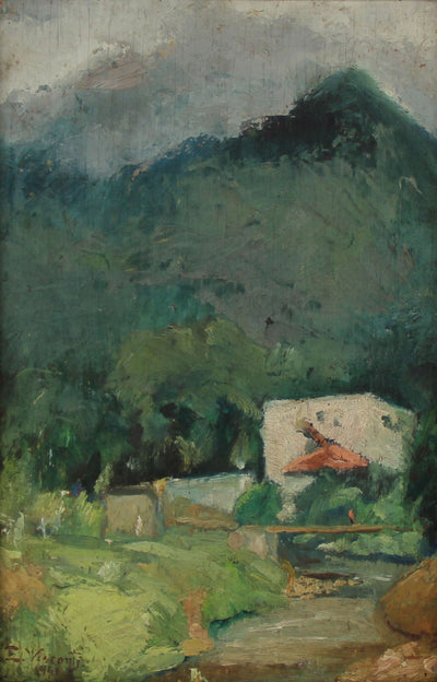 Paysage avec riacho - Eliseu Visconti