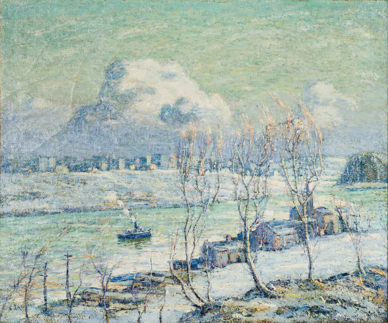 Rivière Harlem, New York - Ernest Lawson