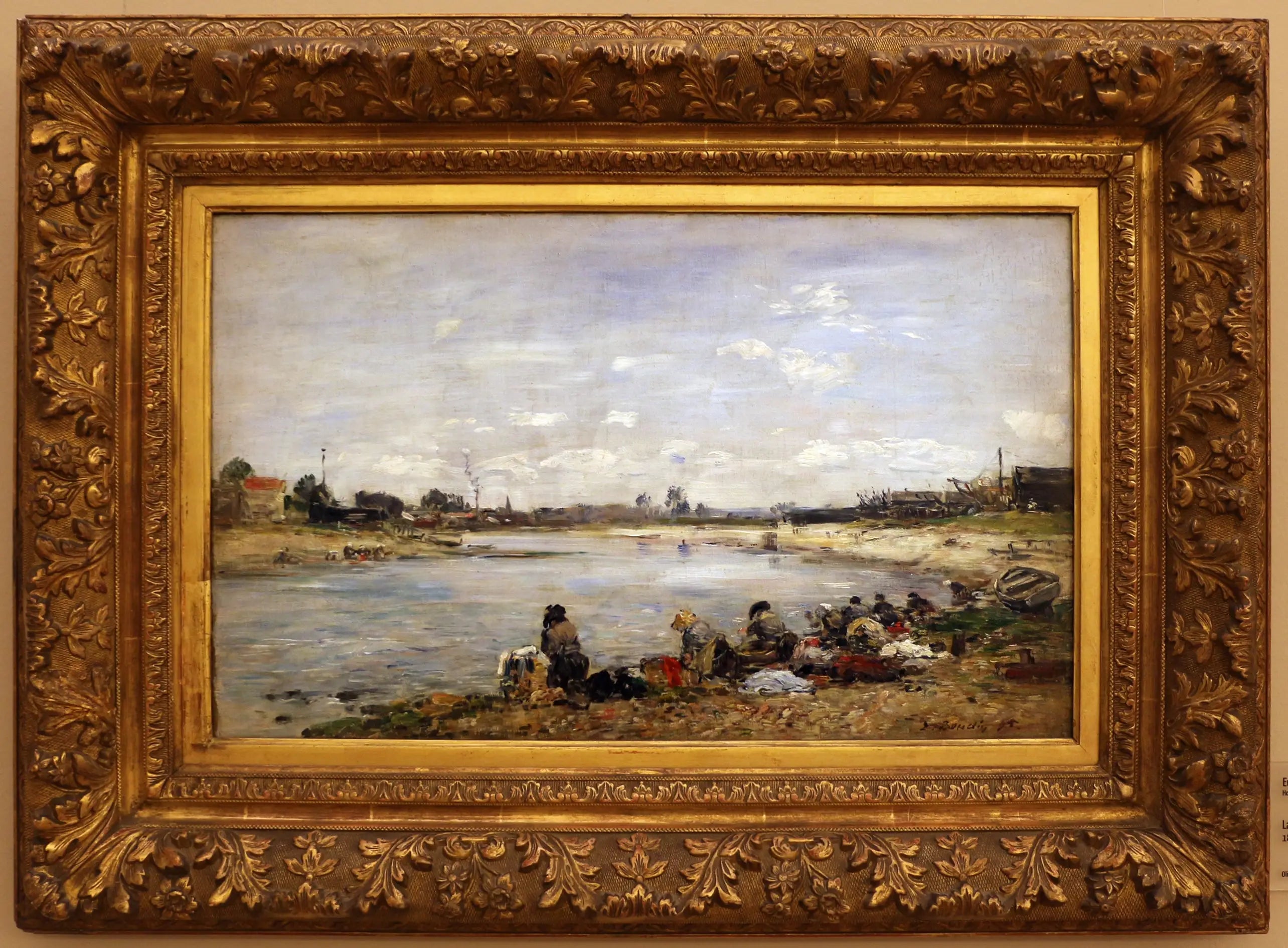 Reproduction du tableau « Lavage - Eugène Boudin » par Alpha Reproduction en peinture à l’huile
