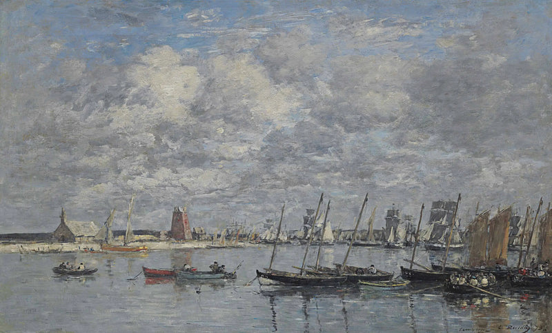 Camaret, přístav - Eugène Boudin