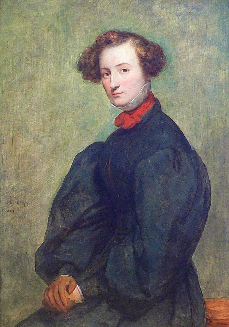Portrét Félicie de Fauveau - Ary Scheffer