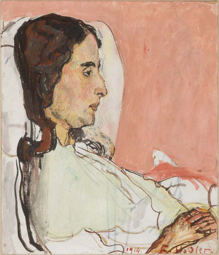 Madame Valentine Godé-Darel malade - Ferdinand Hodler
