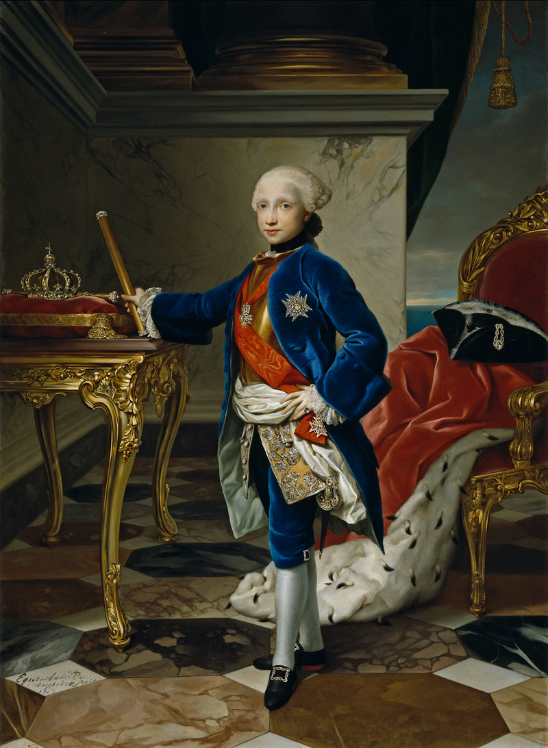Ferdinand IV, král Neapole - Anton Raphael Mengs