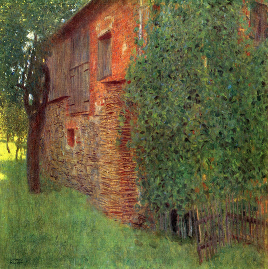 🌿 Farma v Kammeru – Gustav Klimt (kolem 1901-1902)