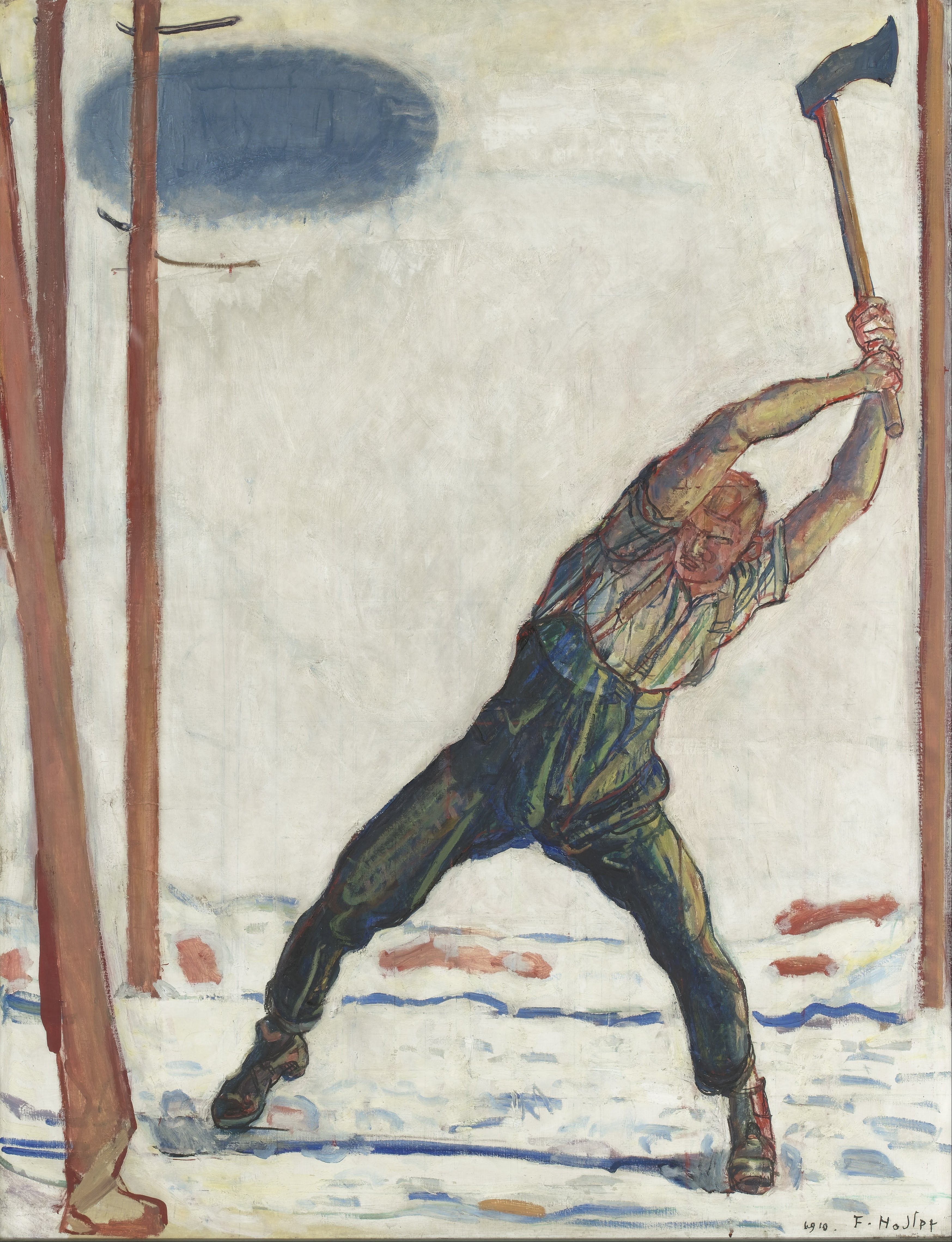 Le bûcheron - Ferdinand Hodler