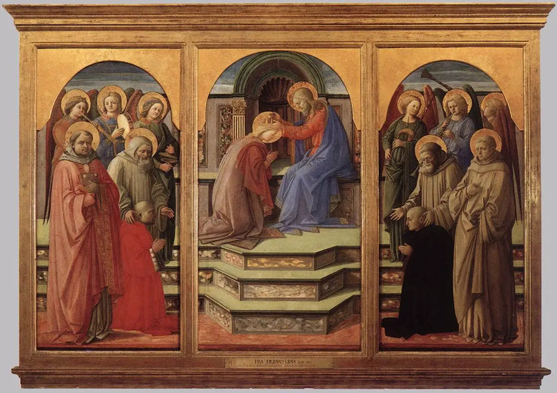 Korunování Marsuppini - Fra Filippo Lippi