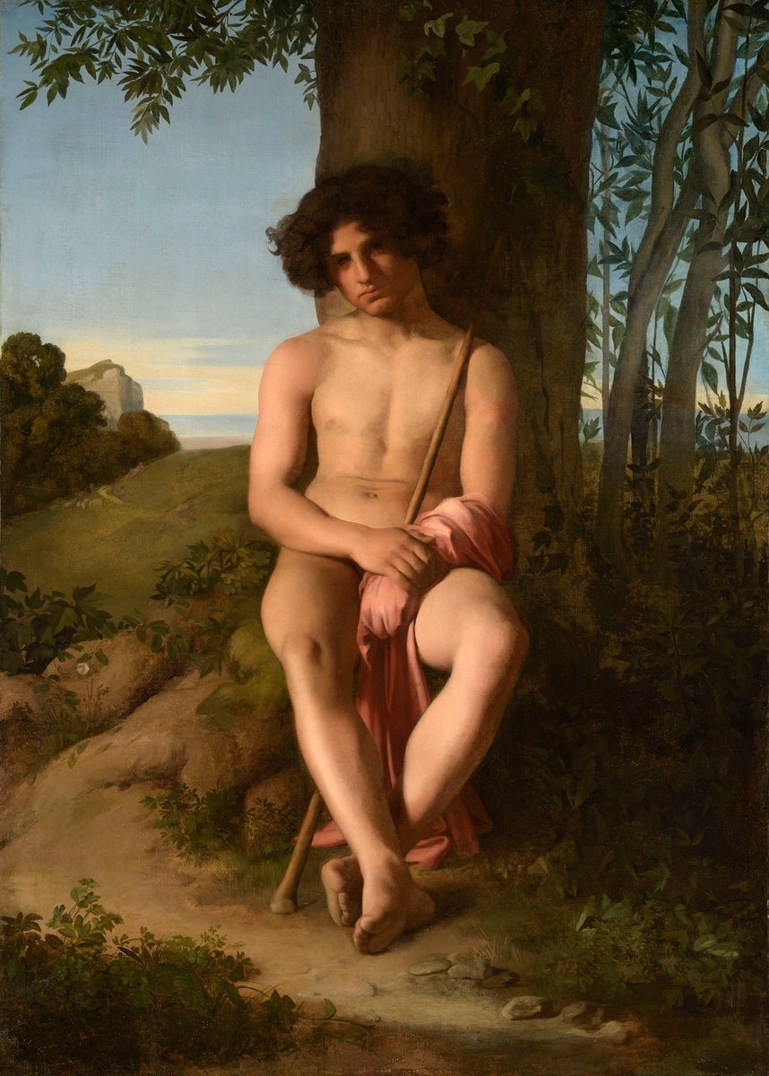 Jeune Berger assis - Hippolyte Flandrin