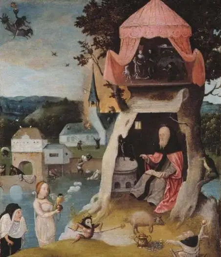 La Tentation de saint Antoine - Hieronymus Bosch - Alpha Reproduction