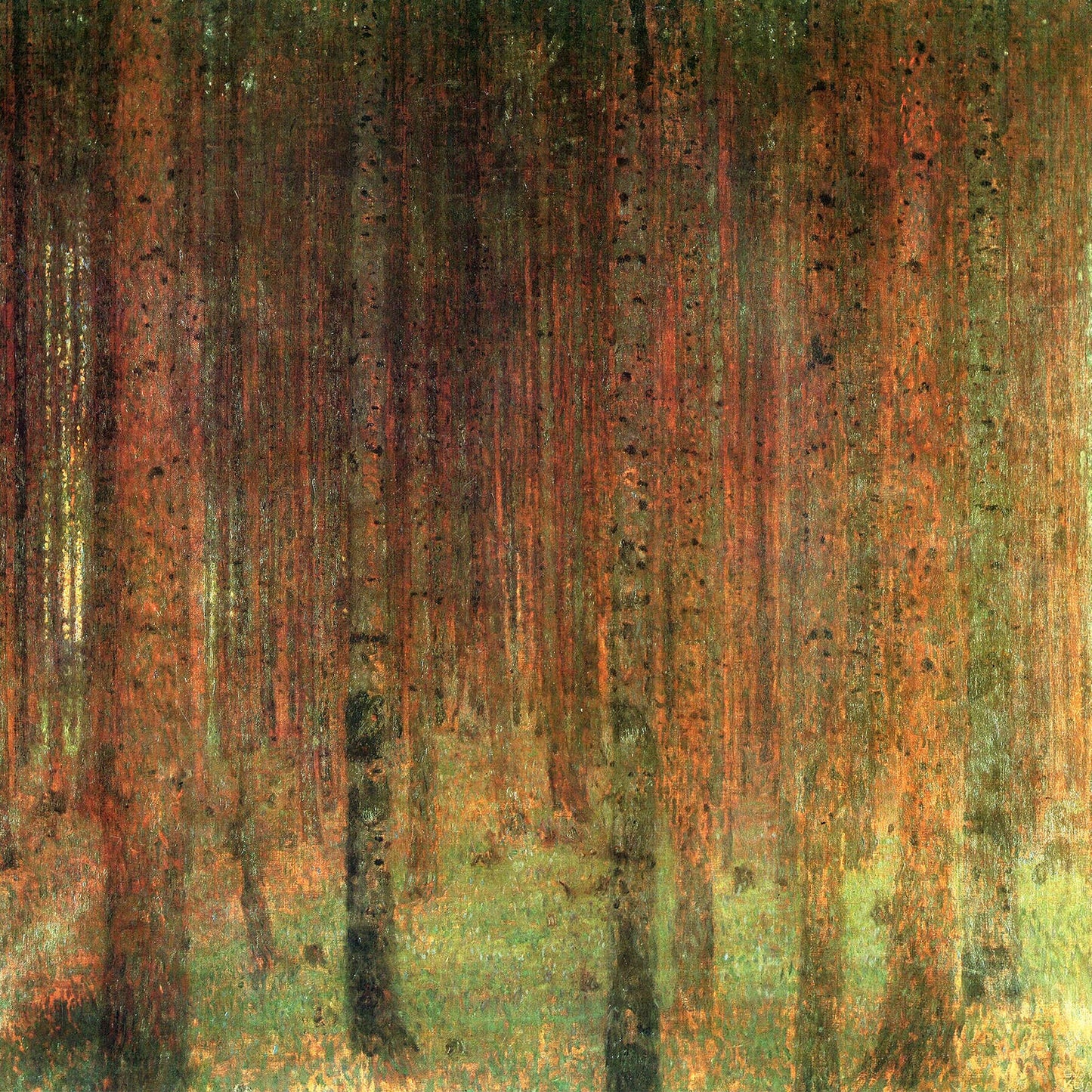 🌲 Borový les II – Gustav Klimt (kolem roku 1901)