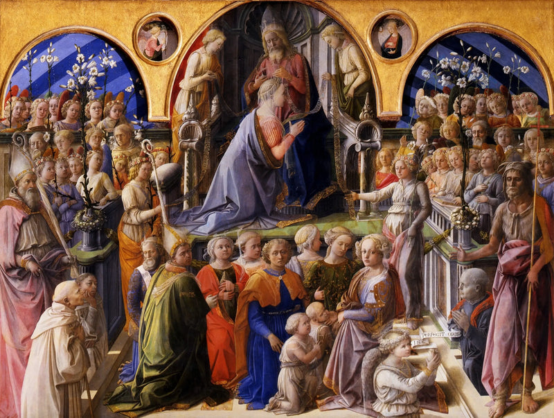 Korunování Panny Marie - Fra Filippo Lippi