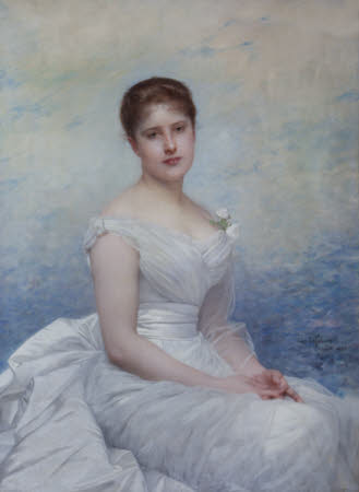 Frances Margaret Lawrance, Lady Vernon (décédée en 1940) - Jules Lefebvre