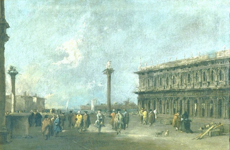 Piazzetta de S. Marco, Benátky - Francesco Guardi