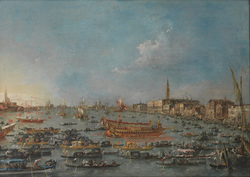 Veselé dny Bucintoro v Benátkách - Francesco Guardi