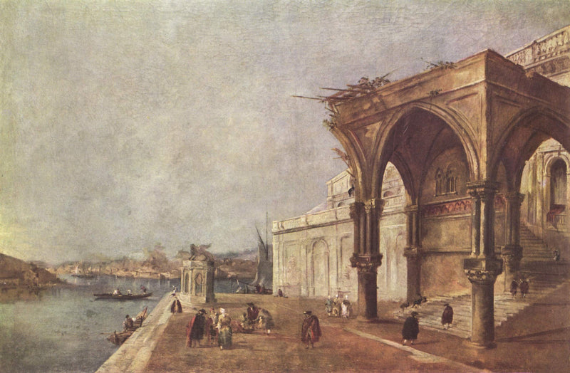 Kapriccio na téma benátského prostředí - Francesco Guardi