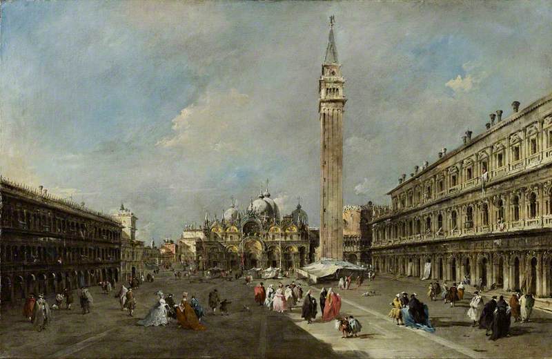 La place Saint-Marc, Venise - Francesco Guardi