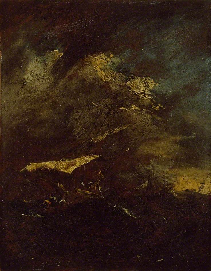 Dva lodě v bouři - Francesco Guardi