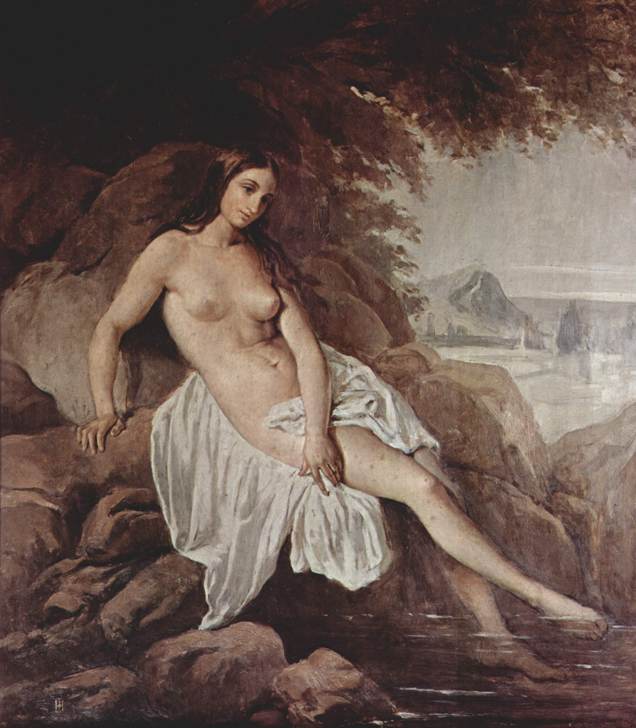 Baigneuse - Francesco Hayez