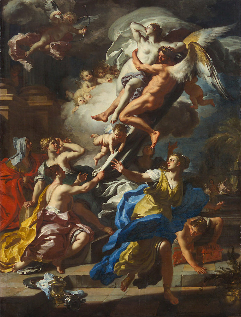 Borée vole Oréthyie - Francesco Solimena