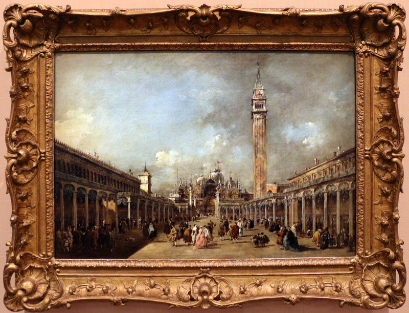 Narození Nanebevzetí Panny Marie na náměstí svatého Marka - Francesco Guardi