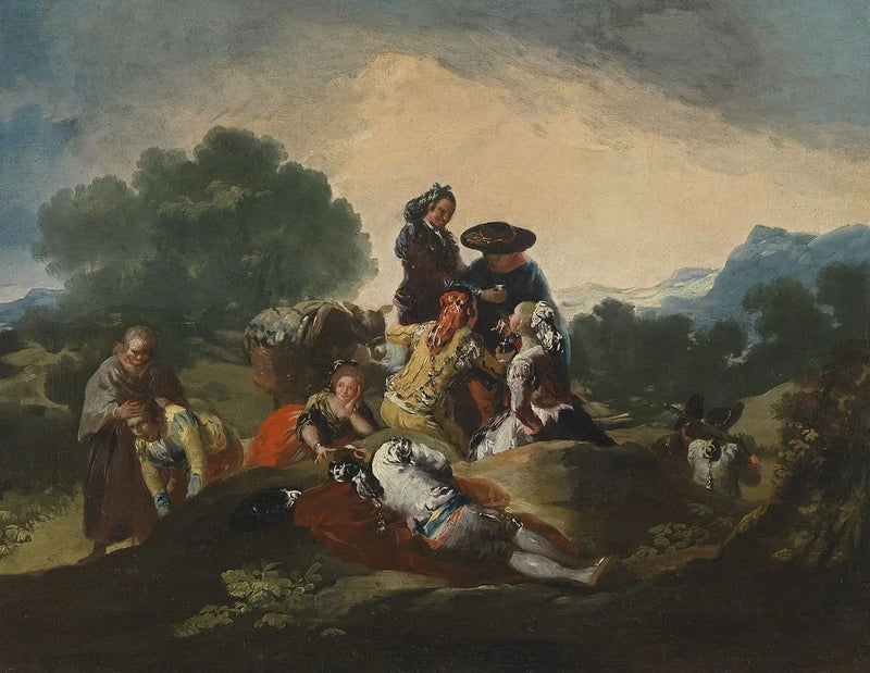 Oškubaná krůta - Francisco de Goya
