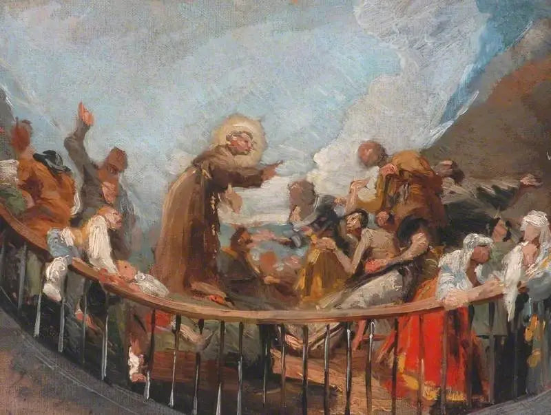 Svatý Antonín vzkřísil mrtvého - Francisco de Goya