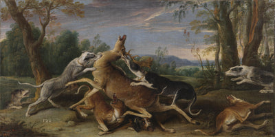 Chasse au cerf - Frans Snyders