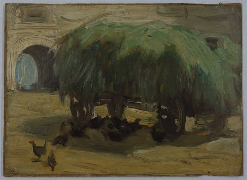 vozejk na seno - Franz Marc