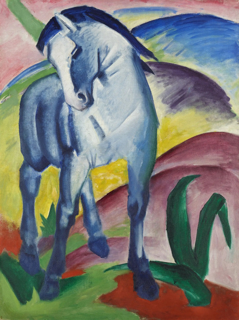 Modrý kůň I - Franz Marc
