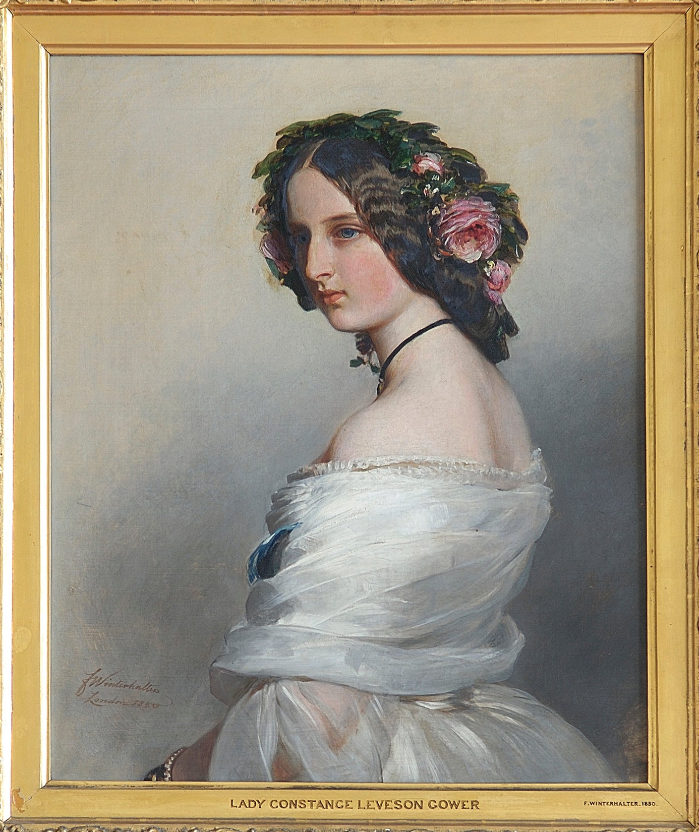 Lady Constance Leveson-Gower (1834-1880), future duchesse de Westminster - Franz Xaver Winterhalter