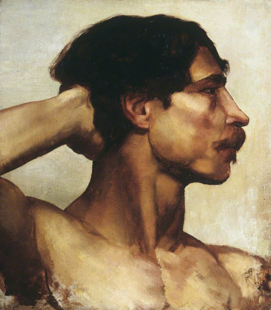 Étude d'un modèle masculin - Frederic Leighton