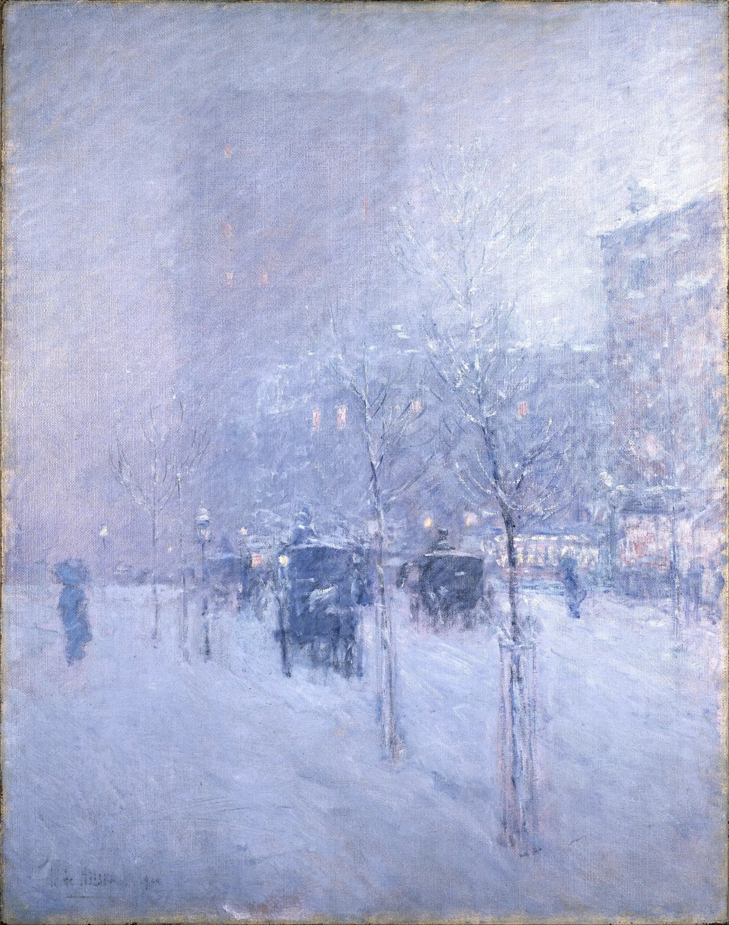 Fin d’après-midi New York hiver - Childe Hassam - Alpha Reproduction