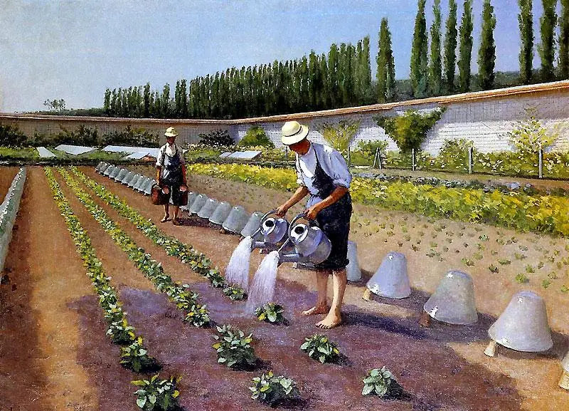 Zahradníci - Gustave Caillebotte
