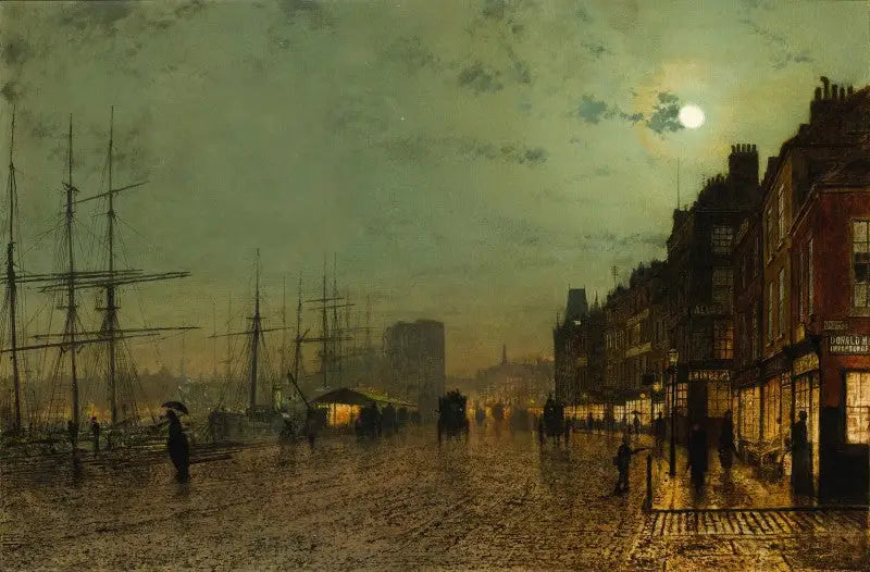 Nábřeží Glasgow - John Atkinson Grimshaw