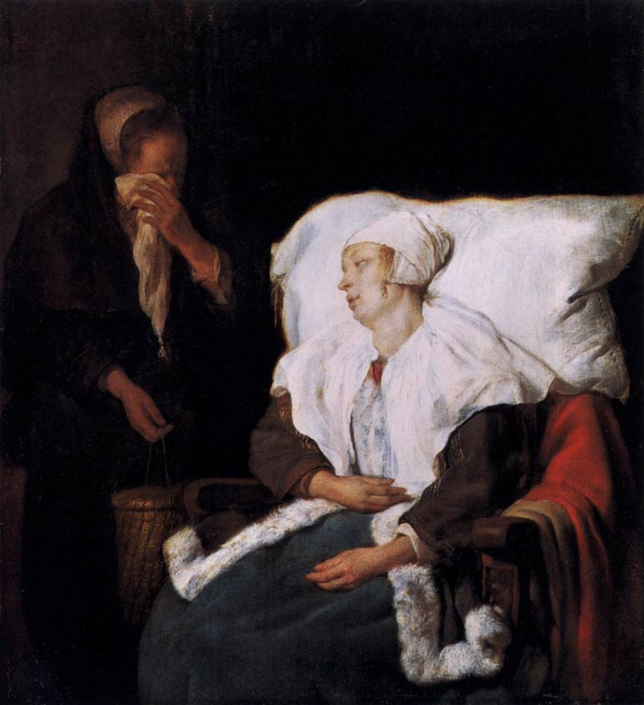 La Fille malade - Gabriel Metsu