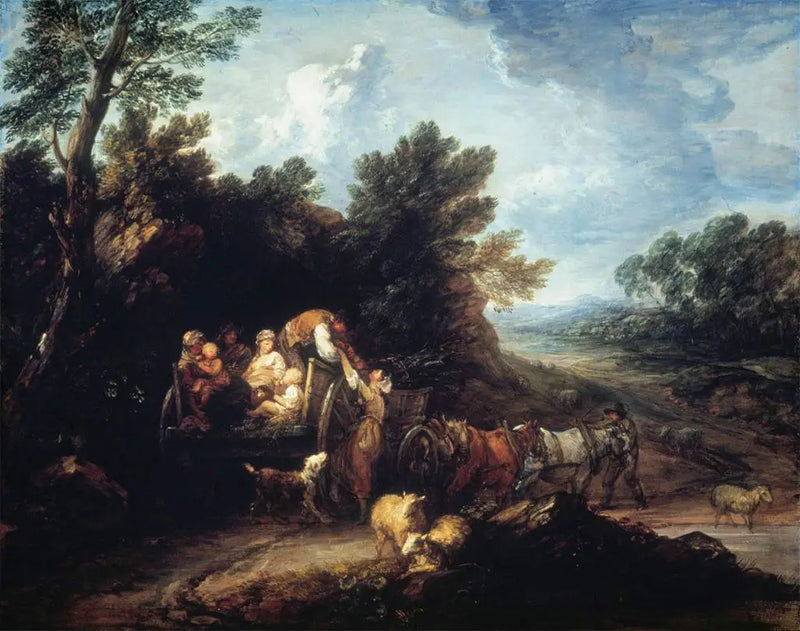 Sklízecí vůz, 1784 - Thomas Gainsborough