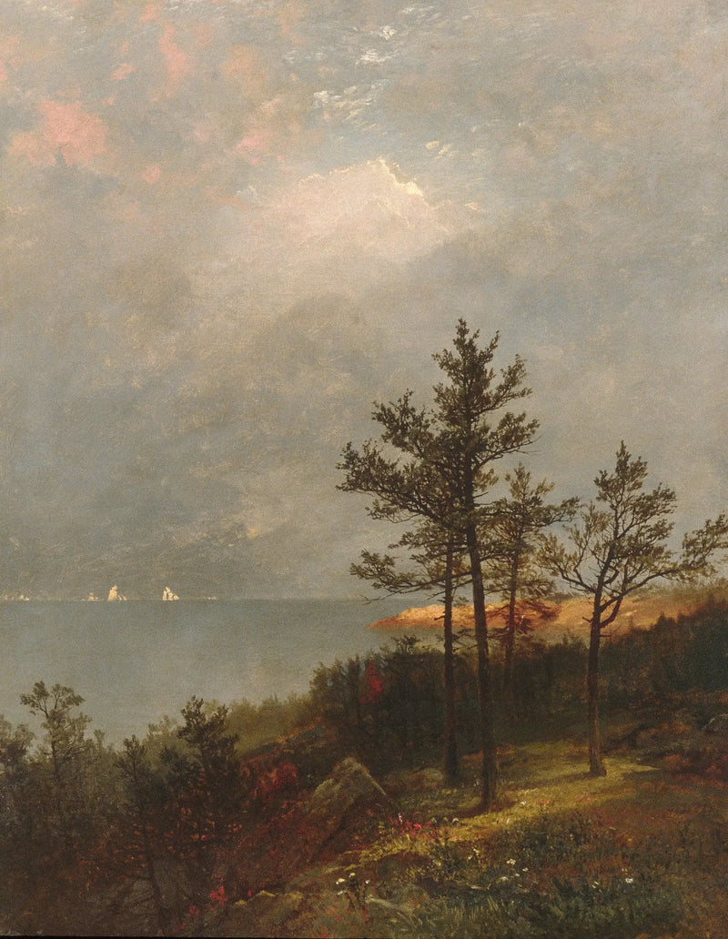 Nadcházející bouře nad průlivem Long Island - John Frederick Kensett