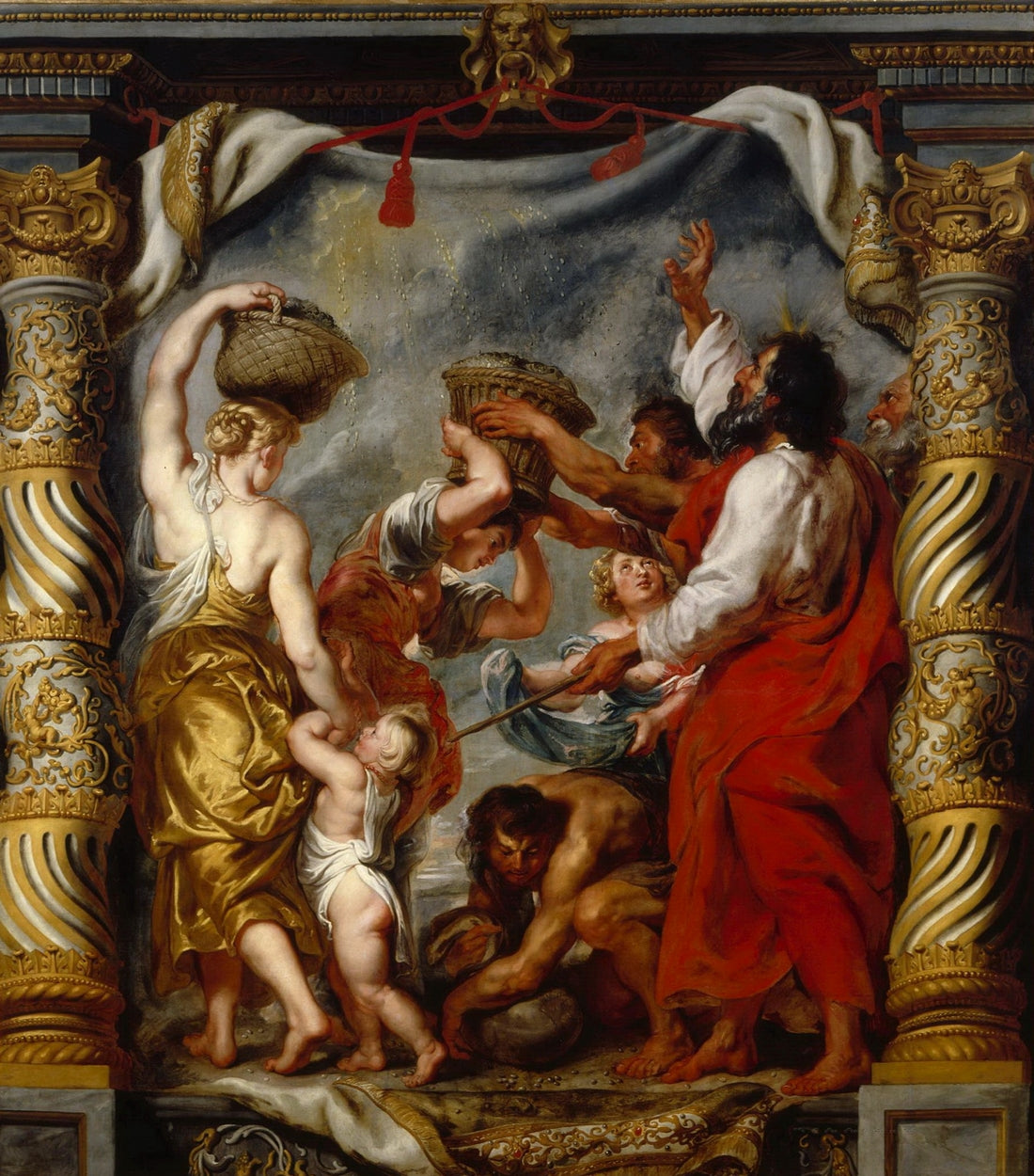 La collecte de la manne - Peter Paul Rubens