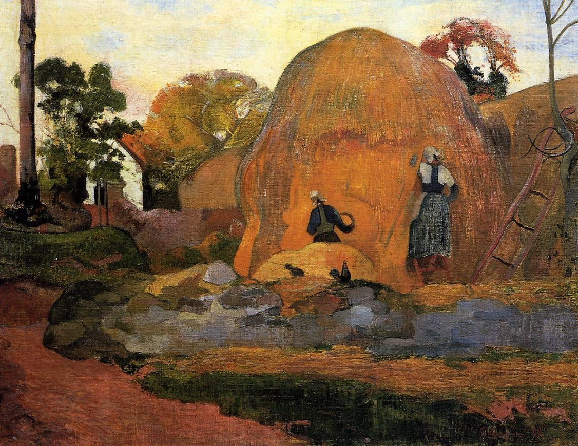Žluté mlýny - Paul Gauguin