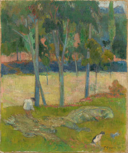 Reproduction du tableau « Les foins - Paul Gauguin » par Alpha Reproduction en peinture à l’huile