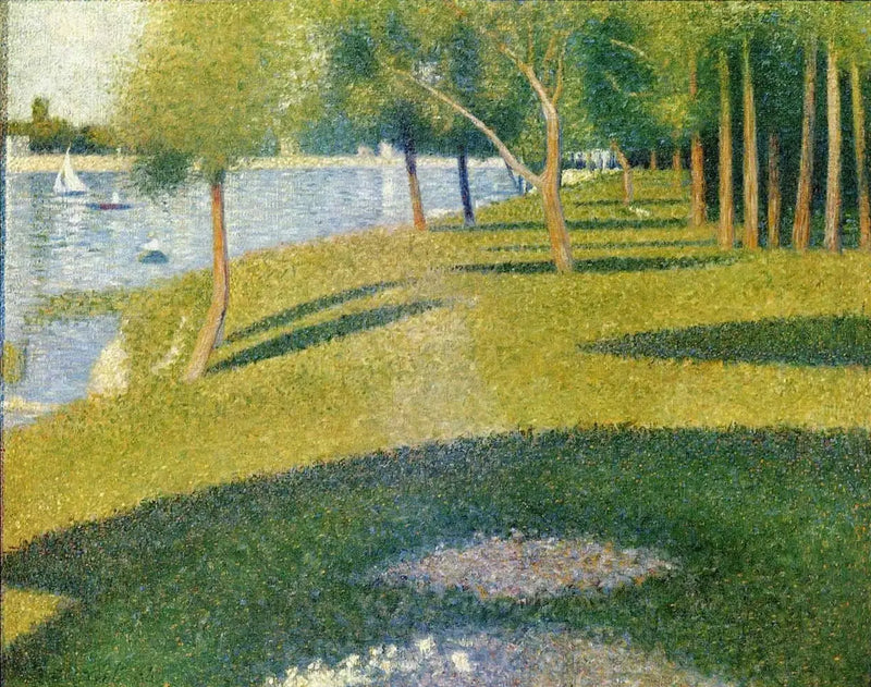 Krajina, ostrov Grande-Jatte - Georges Seurat