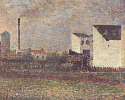 Reproduction du tableau « La Banlieue - Georges Seurat » par Alpha Reproduction en peinture à l’huile