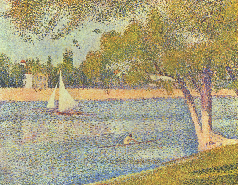 Seina na Velkém Játrově - Jaro - Georges Seurat