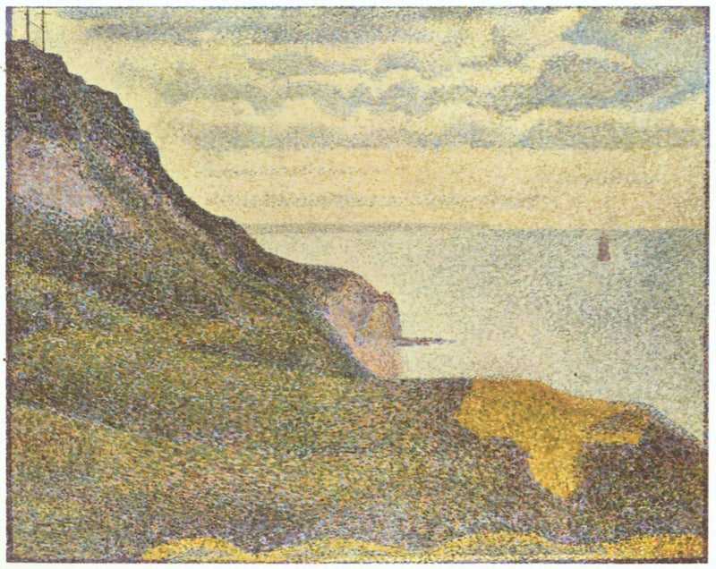 Mořská krajina v Port-en-Bessin, Normandie - Georges Seurat