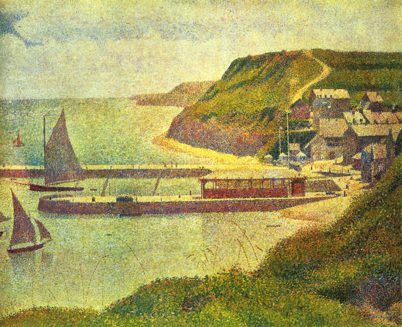 Port-en-Bessin, předpřístav, příliv - Georges Seurat
