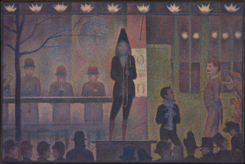 Cirkusový průvod - Georges Seurat